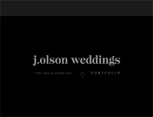 Tablet Screenshot of jolsonweddings.com